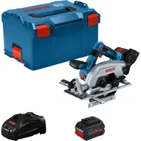 Bosch Professional 06016C1102 Professional GKS 18V-57-2 L Kit scie circulaire portative sans fil 18,0 V, avec 2 batteries