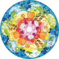 Ravensburger RAV puzzle 500 Palette de couleurs Crème glacée 17348