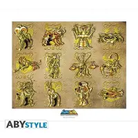 Abystyle Saint Seiya - Collector Artprint Gold Clothes