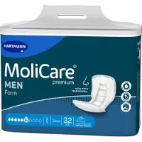 Molicare HARTMANN Premium Men Form 6 Gouttes 32 pc(s) Couches