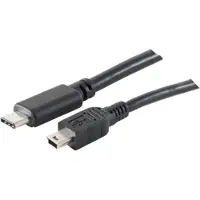 S/CONN Câble USB, 3.1 C mâle - 2.0 mini 5p B mâle, 1m