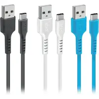 SBS USB - Kit de câbles de chargement et de données USB-C en 3 couleurs