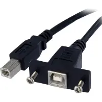StarTech.com .com Câble USB Montage sur Panneau B Femelle vers B Mâle - 91 cm