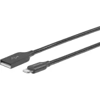 ESTUFF Câble Lightning MFI 0,5m Acier (ES601065)