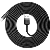Baseus Cable Lightning Usb Cafule 2A 3M (Szaro-Czarny)