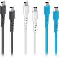 SBS Kit de câbles de chargement et de données USB-C - USB-C en 3 couleurs (1.20 m, USB 2.0)