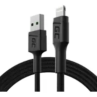 Green Cell Câble PowerStream USB-A - Lightning 1,2m QC Apple 2,4A