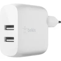 Belkin Dual Usb-a Wall Charger X2 Charger 12w Blanc