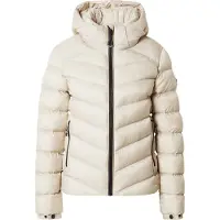 Superdry pour femme. W5011593A Veste matelassée à capuche Fuji beige (S), Casuel, Polyester