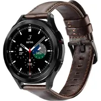 DUX Série professionnelle (20 mm, 41 mm, 42 mm, Acier inoxydable, Cuir véritable), Sangles de montre, Noir