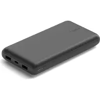 Belkin Batterie externe - - 20 000 mAh - USB-A et USB-C - 15 W - Noire
