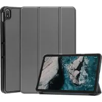 Cover-Discount Nokia T20 - Étui Smart Tri-fold gris (Nokia T20), Coque pour téléphone portable, Gris