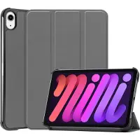 Cover-Discount Tri-fold Smart Case (Apple iPad mini 2021), Étui pour tablette, Gris