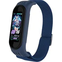 Cover-Discount Xiaomi Mi Band - Bracelet en nylon bleu (Nylon), Sangles de montre, Bleu