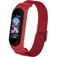 Cover-Discount Xiaomi Mi Band - Bracelet en nylon rouge (Nylon), Sangles de montre, Rouge