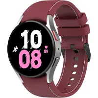 Cover-Discount Galaxy Watch 5 - Bracelet sport rouge (Silicone), Sangles de montre, Rouge