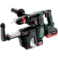 Metabo Marteau perforateur burineur 18 V KH 18 LTX 28 BL Quick + ISA 18 LTX 28 - 2x5,5Ah - 3J - Coffret metaBOX