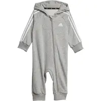 Adidas Survêtement 'Essentials' gris chiné / blanc