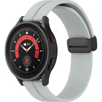 Cover-Discount Bracelet de remplacement en silicone 20mm gris (20 mm, Silicone), Sangles de montre, Gris