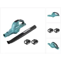 Makita DUB 361 2x 18 V / 36 V Souffleur sans fil + 2x Batteries BL 1860 6 Ah / 6000 mAh