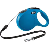 Flexi Laisse New Classic M Corde 8m Bleu
