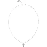 GUESS Love Me Tender Necklace Argenté Femme