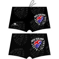 Turbo New Zealand Shield Swimming Boxer Noir M Homme