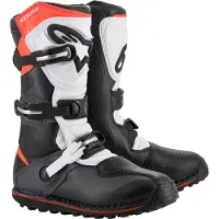 Alpinestars Tech T Boots White Red Yellow Fluo Black Taille US 11