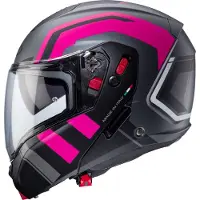 Caberg CabergHorusXRoadGrisFuchsiaCasqueModulable Taille S