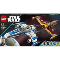 LEGO star wars 75364 l'e-wing de la nouvelle republique contre le chasseur de shin hati