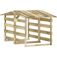 vidaXL Pergolas avec toits 2 pcs 100x90x100 cm Bois de pin imprégné