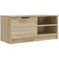 vidaXL Armoire TV Chêne Sonoma 80x35x36,5 cm Bois composite