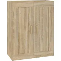 vidaXL Armoire murale chêne sonoma 69,5x32,5x90 cm bois ingénierie