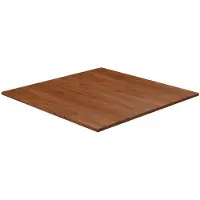 vidaXL Dessus de table carré Marron foncé80x80x1,5cm Bois chêne traité