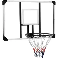 vidaXL Panier de basket transparent 106x69x3 cm Polycarbonate