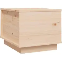 vidaXL Table basse 40x50x35 cm pin massif