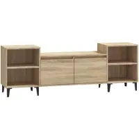 vidaXL Armoire TV Chêne Sonoma 160x35x55 cm Bois composite