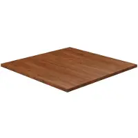 vidaXL Dessus de table carré Marron foncé90x90x2,5cm Bois chêne traité
