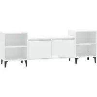 vidaXL Armoire TV Blanc 160x35x55 cm Bois composite