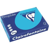 Clairefontaine Trophée Turquoise A4 (210 x 297 mm) 80 g-m² 500 feuille(s) papier teinté