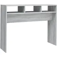 vidaXL Table console Sonoma gris 105x30x80 cm Bois d'ingénierie