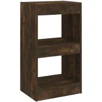 vidaXL Bibliothèque/Séparateur de pièce Chêne fumé 40x30x72 cm