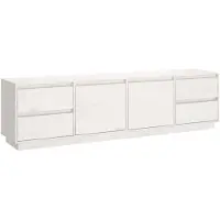 vidaXL Armoire TV blanche 176x37x47,5 cm Pin massif