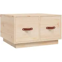 vidaXL Table basse 60x53x35 cm pin massif