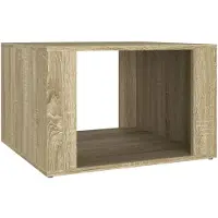 vidaXL Table de chevet Chêne sonoma 57x55x36 cm Bois d'ingénierie