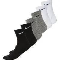 Nike Chaussettes de sport gris chiné / noir / blanc