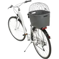 Trixie 13115 Sac de transport en métal et plastique gris pour vélos - 36 x 47 x 46 cm