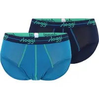 Sloggi Slip 'Blue Start' marine / azur / vert clair