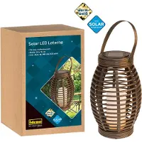 Idena Lanterne solaire LED ww 26x16cm