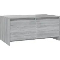 vidaXL Table basse Gris Sonoma 90x50x41,5 cm Bois composite